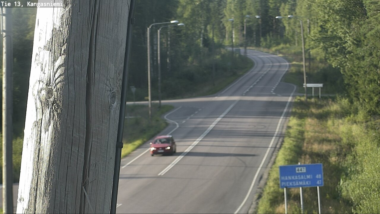 Weather Camera Image Väg 13 Kangasniemi, Kangasniemi, Etelä-Savo