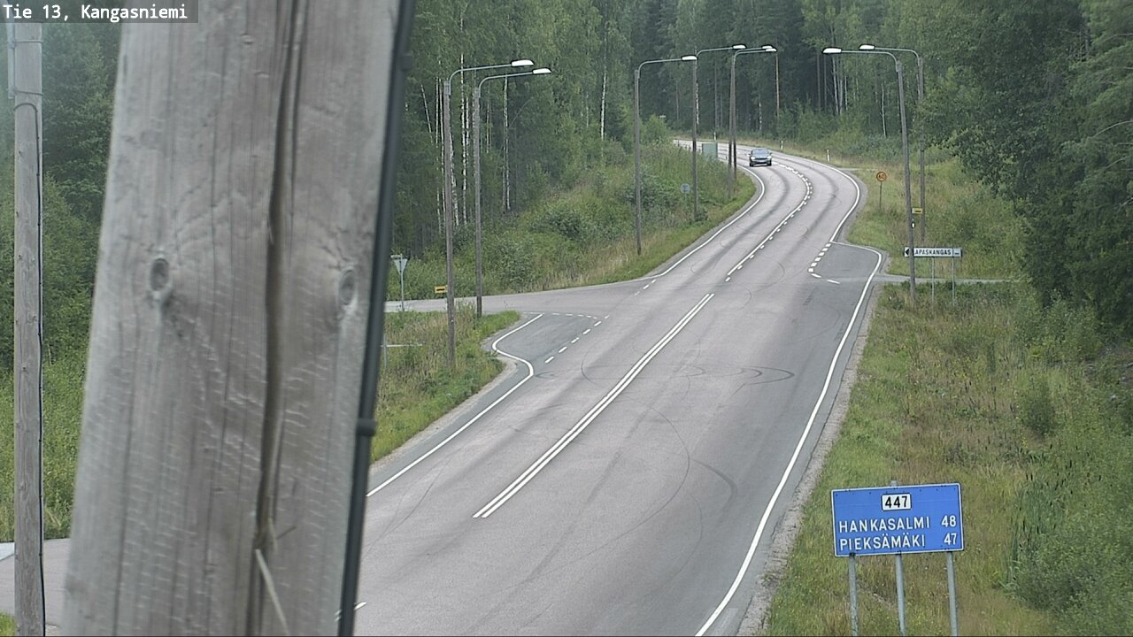 Weather Camera Image Road 13 Kangasniemi, Kangasniemi, Etelä-Savo