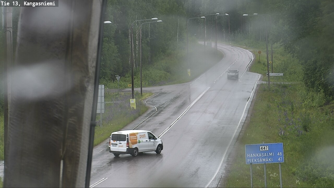 Weather Camera Image Väg 13 Kangasniemi, Kangasniemi, Etelä-Savo