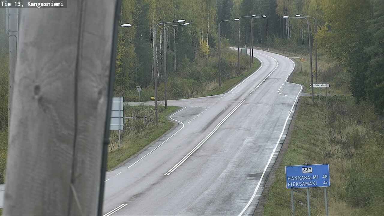 Weather Camera Image Road 13 Kangasniemi, Kangasniemi, Etelä-Savo