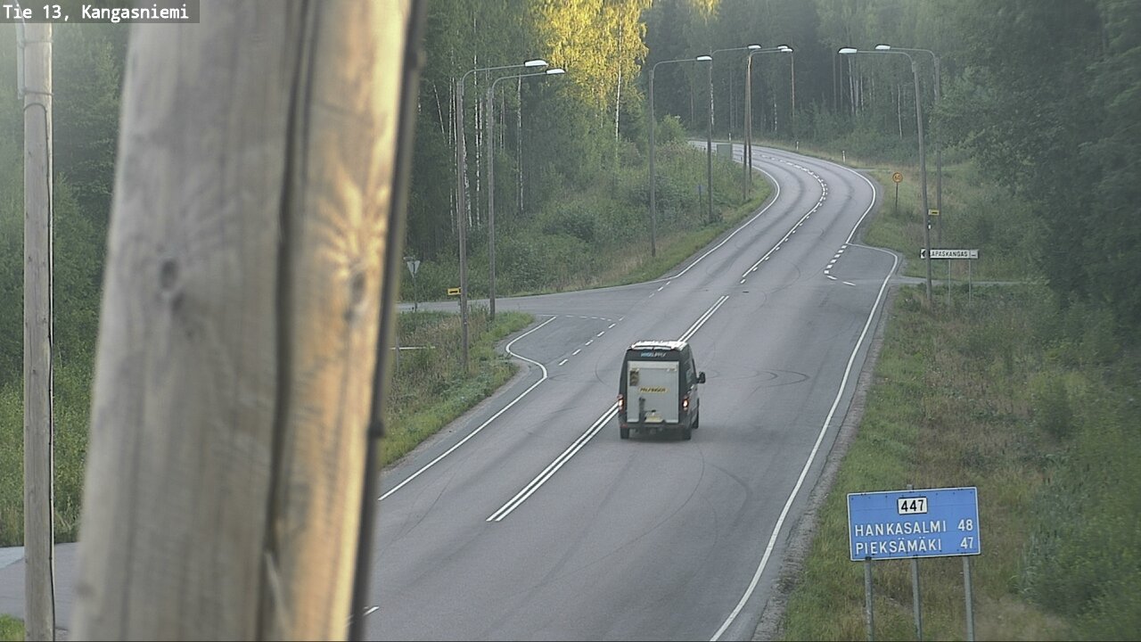 Weather Camera Image Väg 13 Kangasniemi, Kangasniemi, Etelä-Savo