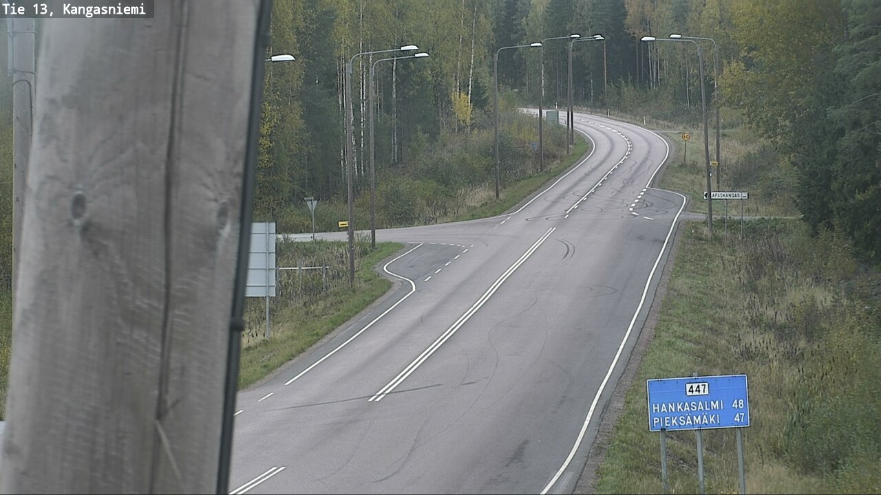 Weather Camera Image Road 13 Kangasniemi, Kangasniemi, Etelä-Savo