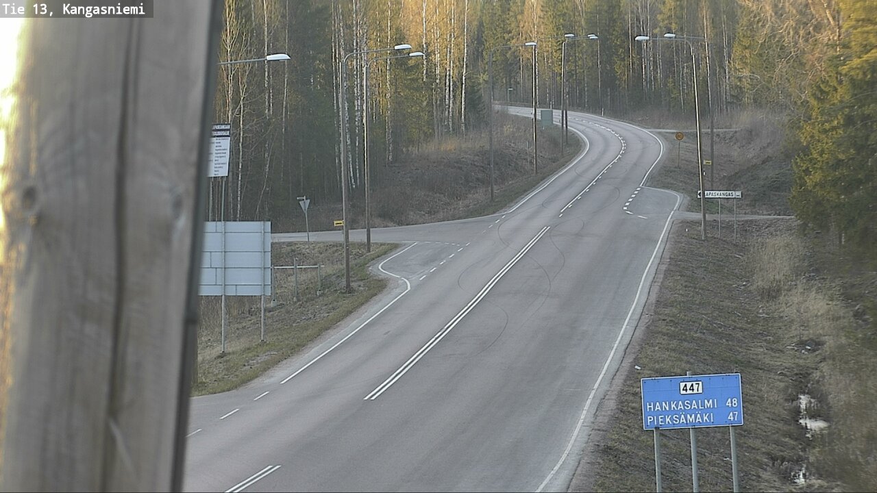 Weather Camera Image Väg 13 Kangasniemi, Kangasniemi, Etelä-Savo