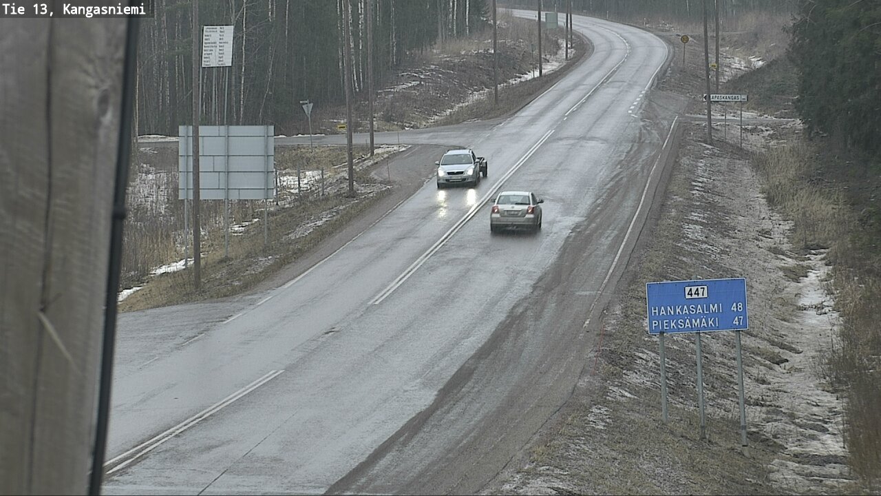 Weather Camera Image Väg 13 Kangasniemi, Kangasniemi, Etelä-Savo