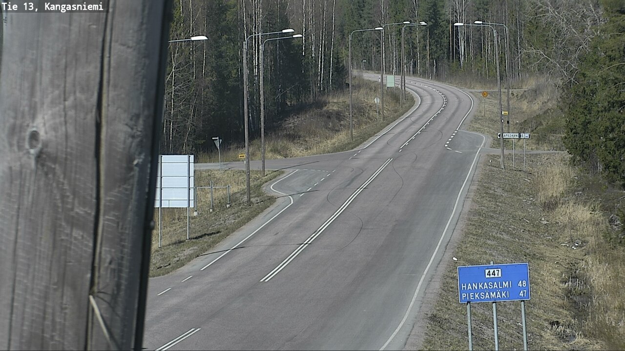 Weather Camera Image Väg 13 Kangasniemi, Kangasniemi, Etelä-Savo