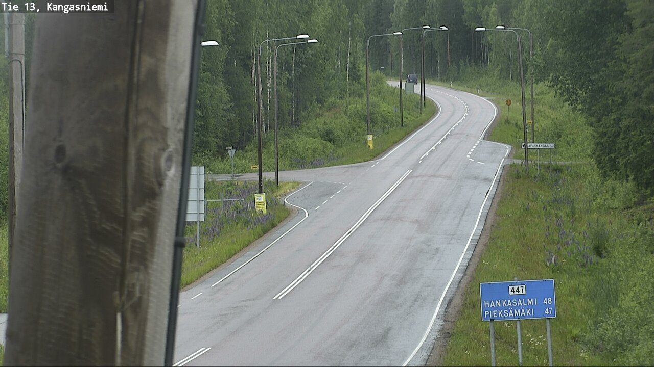Weather Camera Image Väg 13 Kangasniemi, Kangasniemi, Etelä-Savo