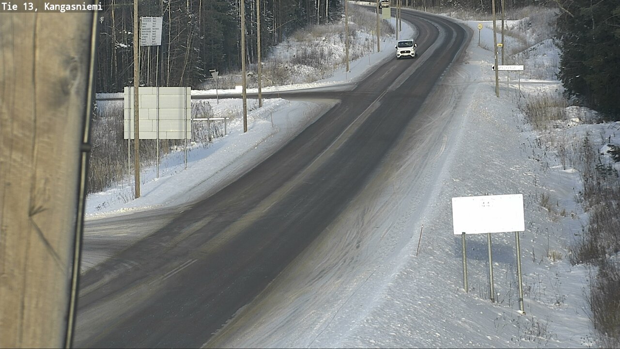 Weather Camera Image Road 13 Kangasniemi, Kangasniemi, Etelä-Savo