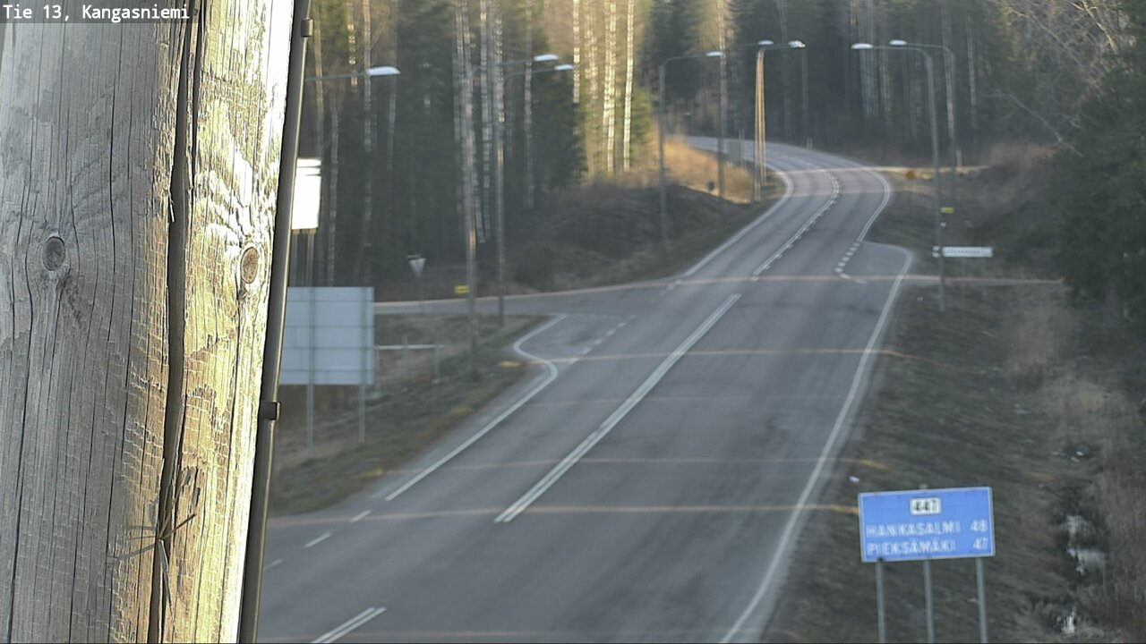 Weather Camera Image Väg 13 Kangasniemi, Kangasniemi, Etelä-Savo
