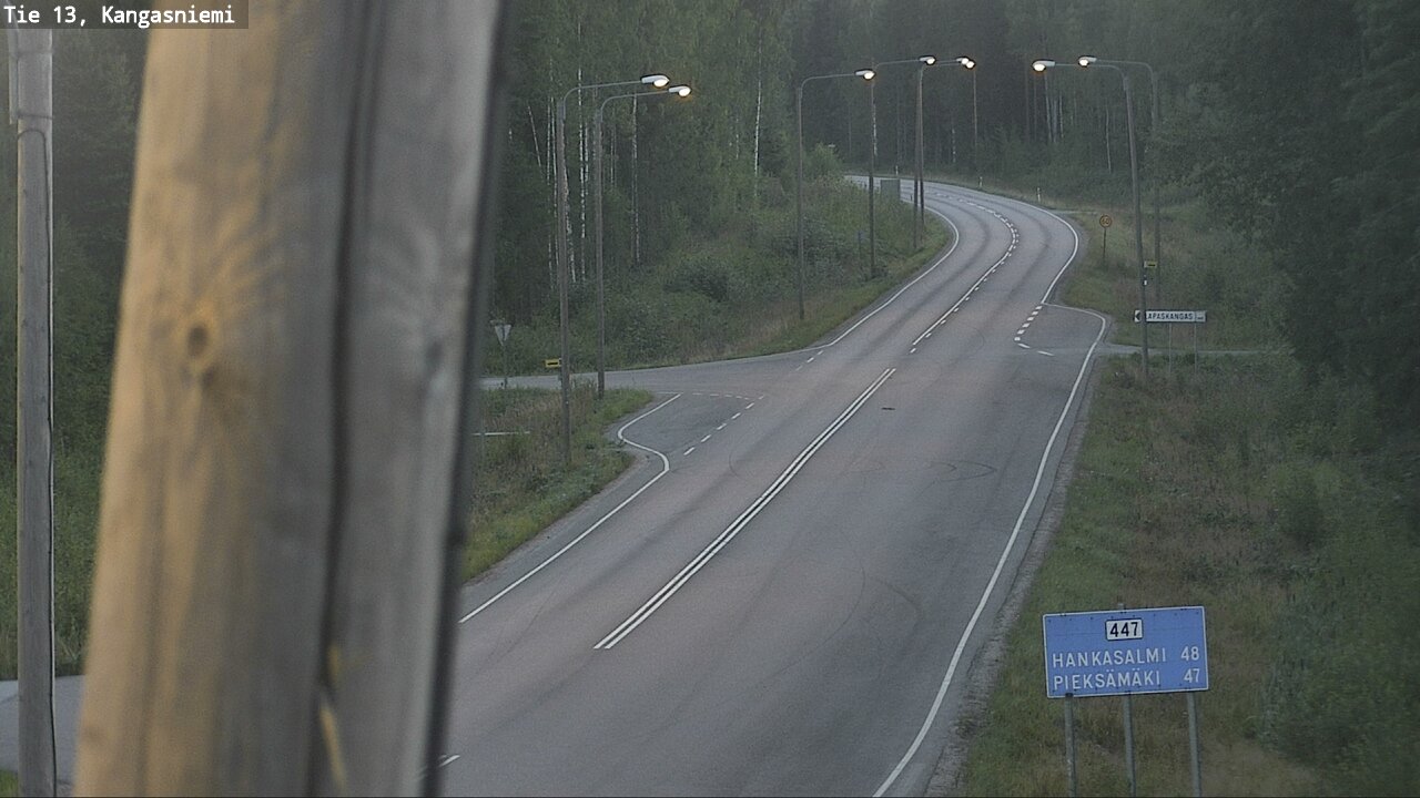 Weather Camera Image Väg 13 Kangasniemi, Kangasniemi, Etelä-Savo