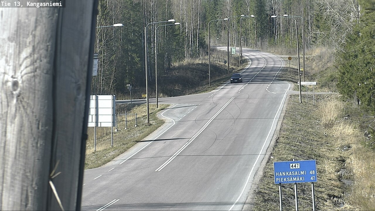 Weather Camera Image Väg 13 Kangasniemi, Kangasniemi, Etelä-Savo