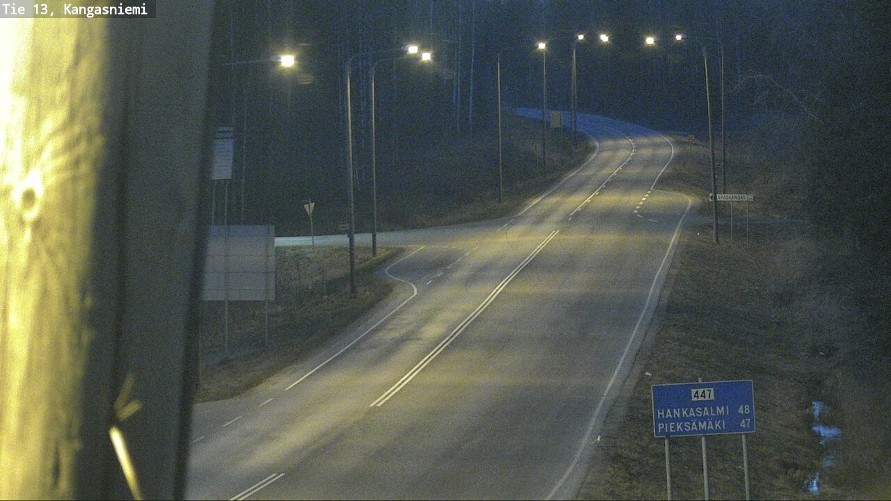 Weather Camera Image Väg 13 Kangasniemi, Kangasniemi, Etelä-Savo