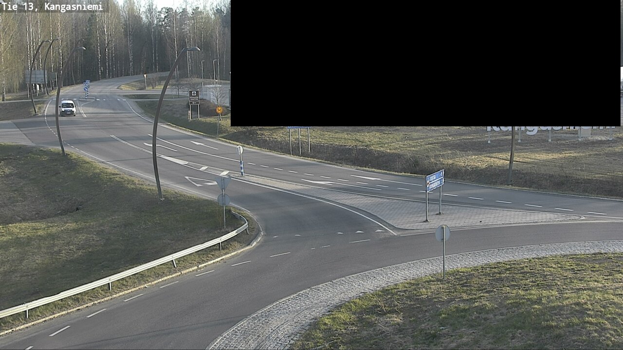 Weather Camera Image Väg 13 Kangasniemi, Kangasniemi, Etelä-Savo