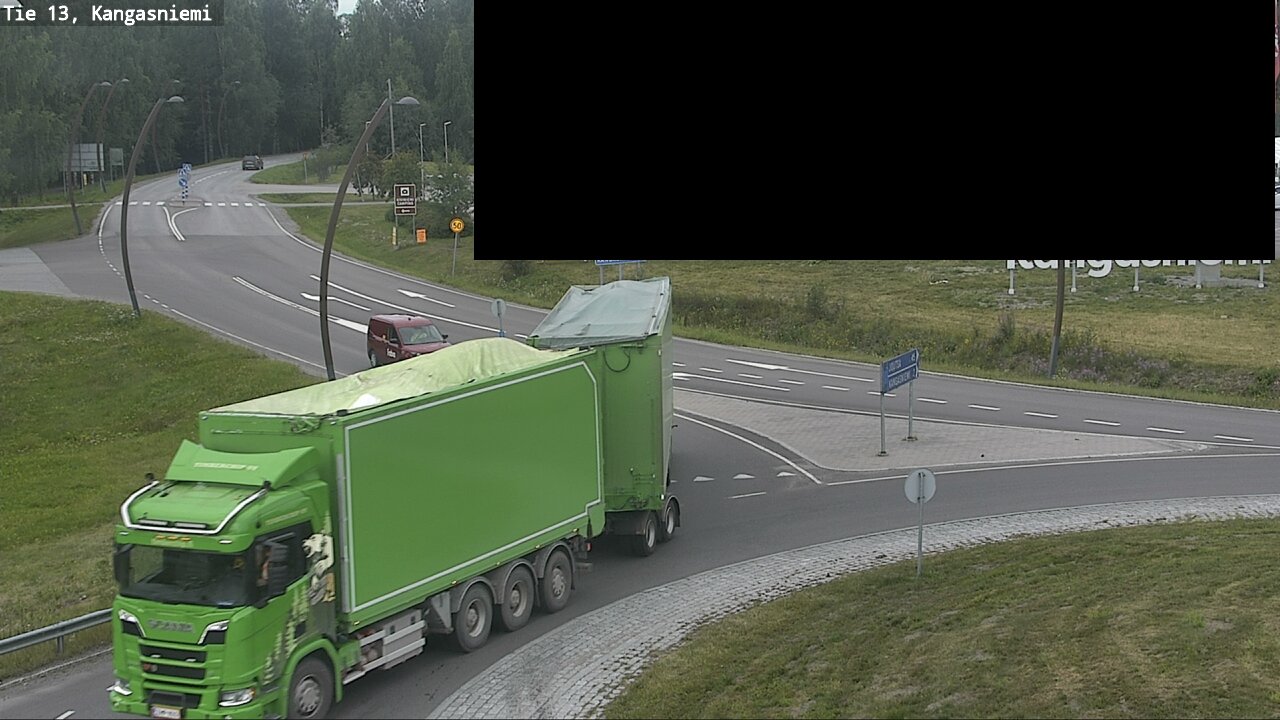 Weather Camera Image Väg 13 Kangasniemi, Kangasniemi, Etelä-Savo