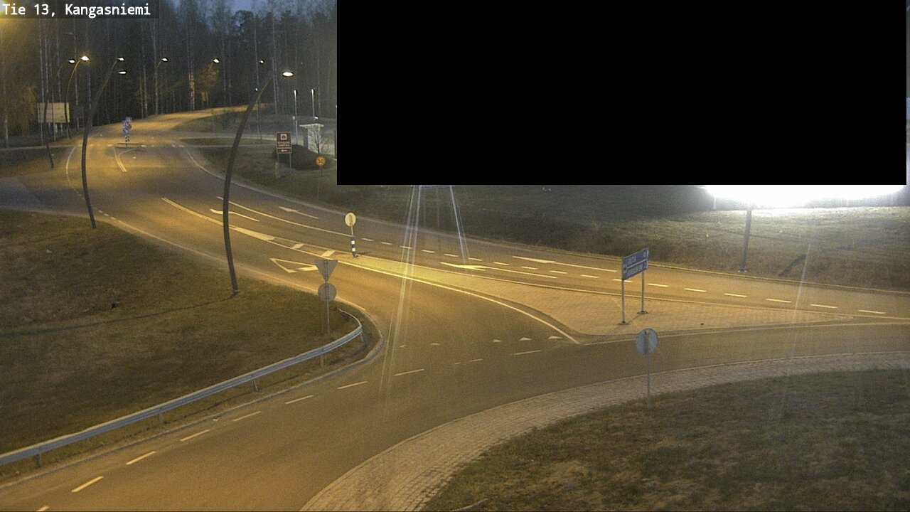 Weather Camera Image Väg 13 Kangasniemi, Kangasniemi, Etelä-Savo