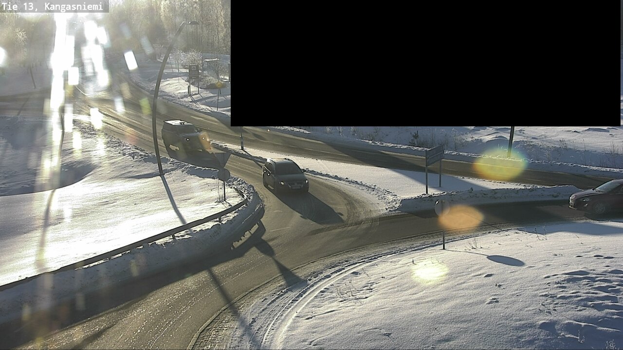Weather Camera Image Väg 13 Kangasniemi, Kangasniemi, Etelä-Savo