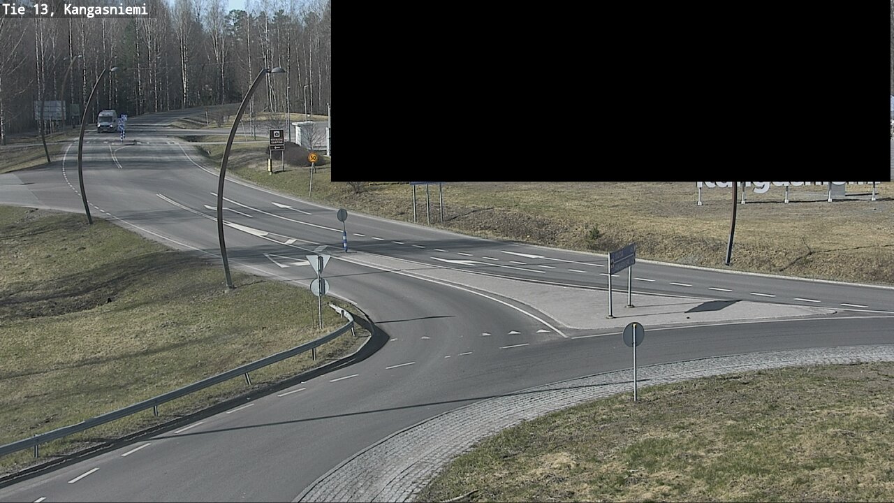 Weather Camera Image Väg 13 Kangasniemi, Kangasniemi, Etelä-Savo