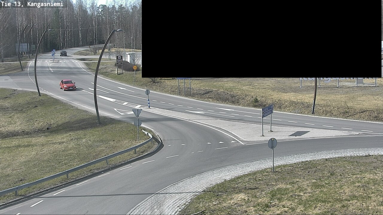 Weather Camera Image Väg 13 Kangasniemi, Kangasniemi, Etelä-Savo