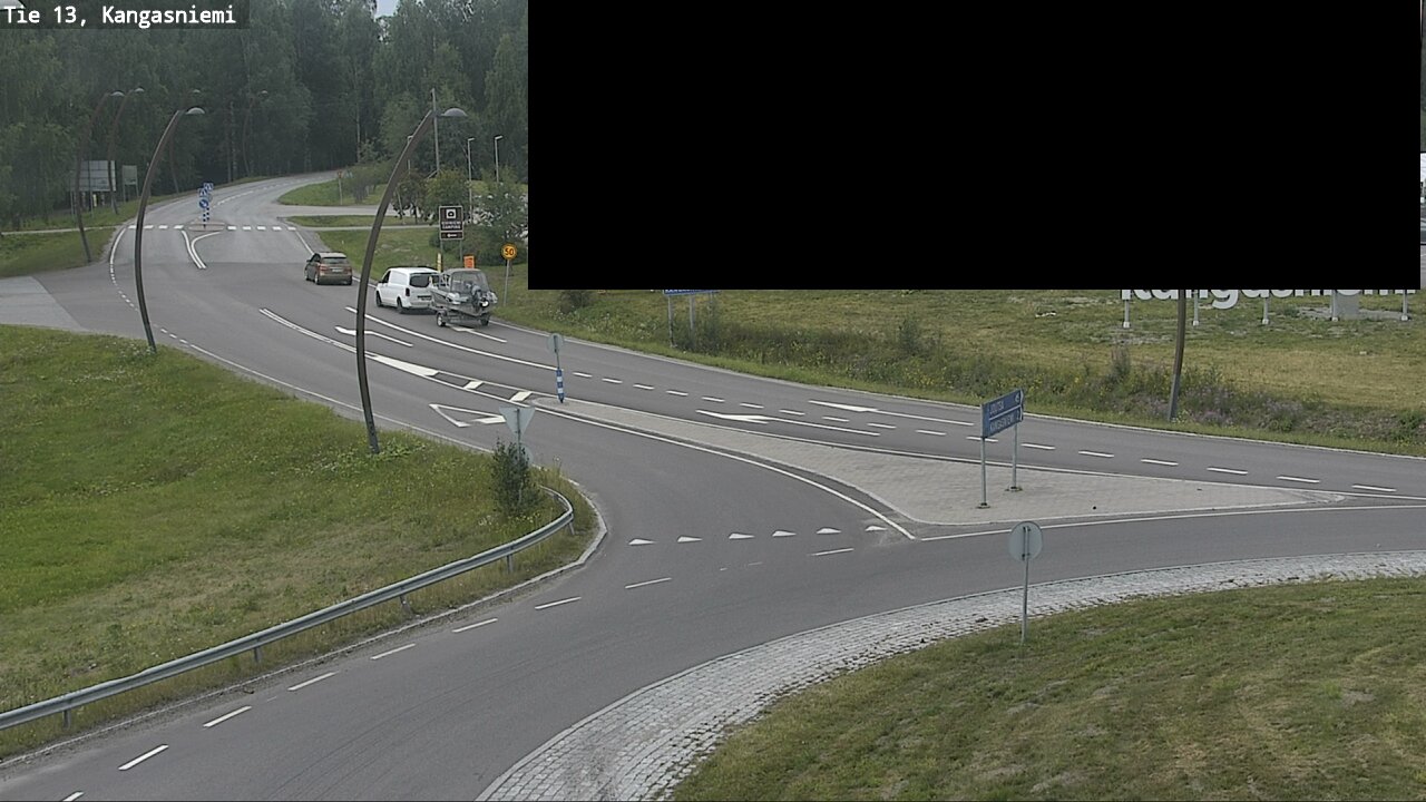 Weather Camera Image Väg 13 Kangasniemi, Kangasniemi, Etelä-Savo