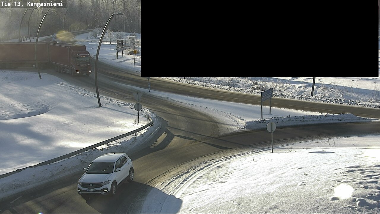 Weather Camera Image Road 13 Kangasniemi, Kangasniemi, Etelä-Savo