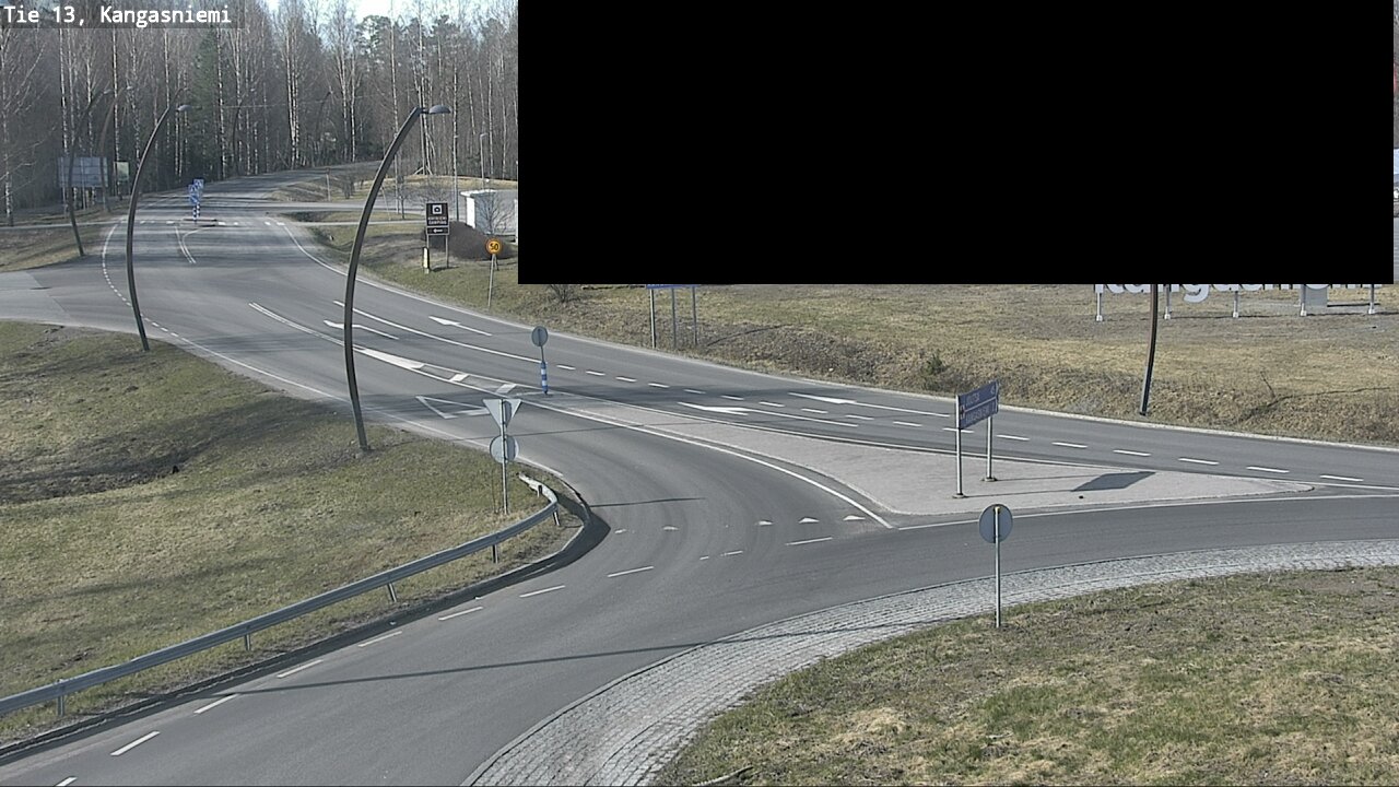 Weather Camera Image Väg 13 Kangasniemi, Kangasniemi, Etelä-Savo