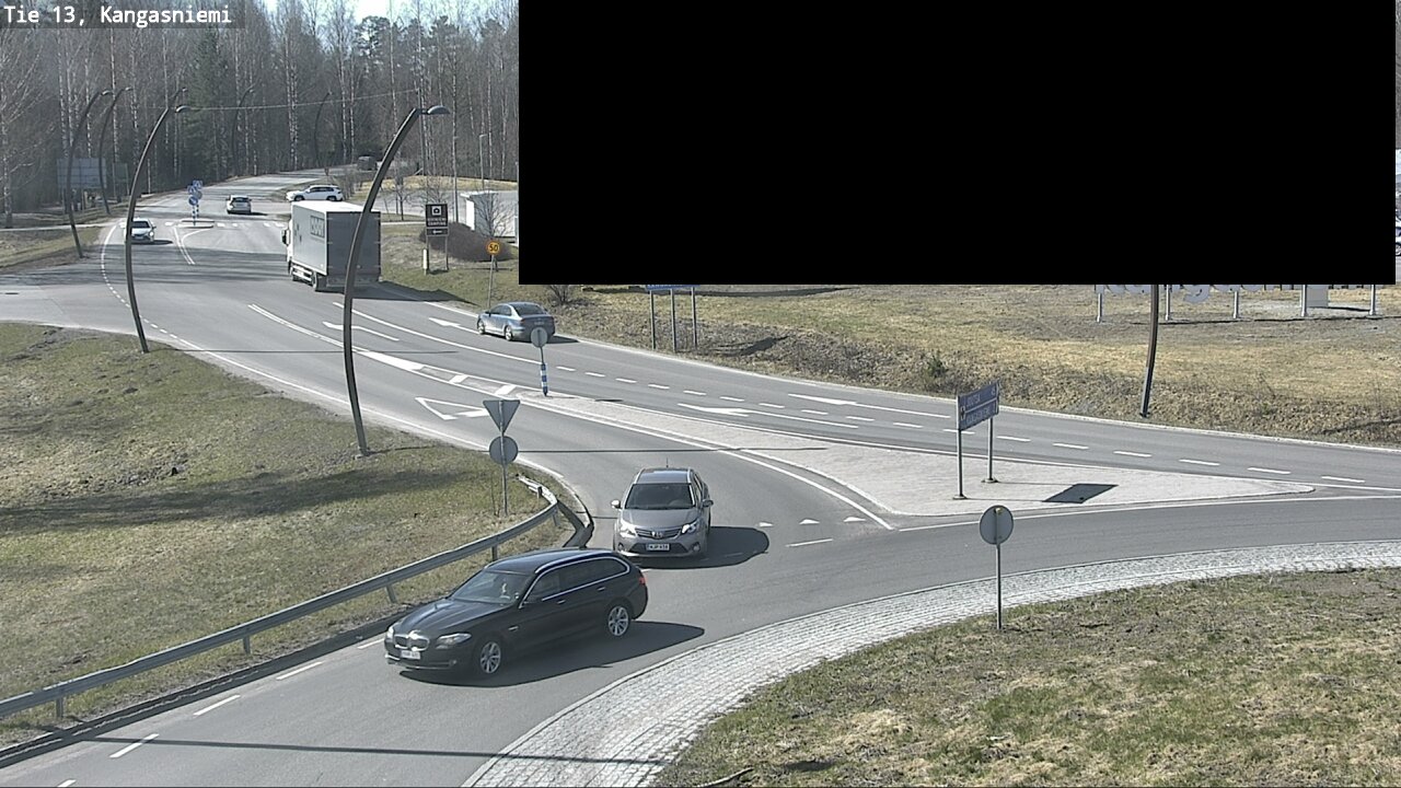 Weather Camera Image Väg 13 Kangasniemi, Kangasniemi, Etelä-Savo
