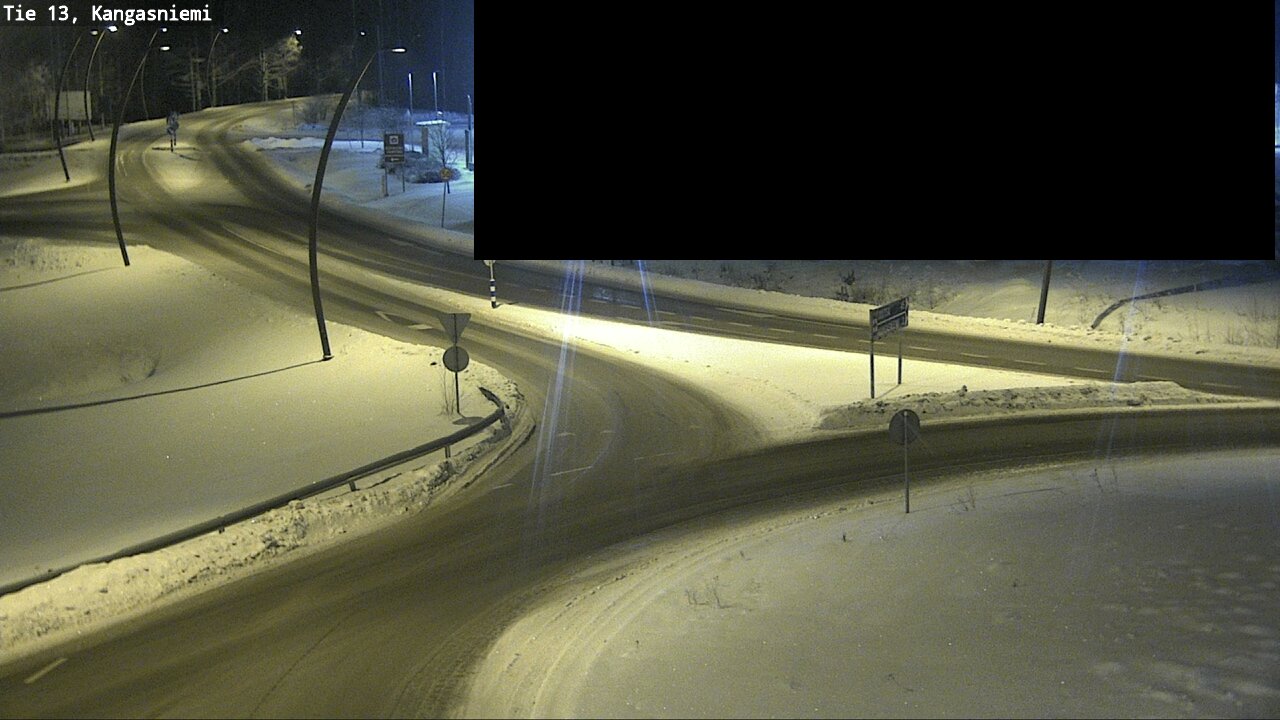 Weather Camera Image Väg 13 Kangasniemi, Kangasniemi, Etelä-Savo