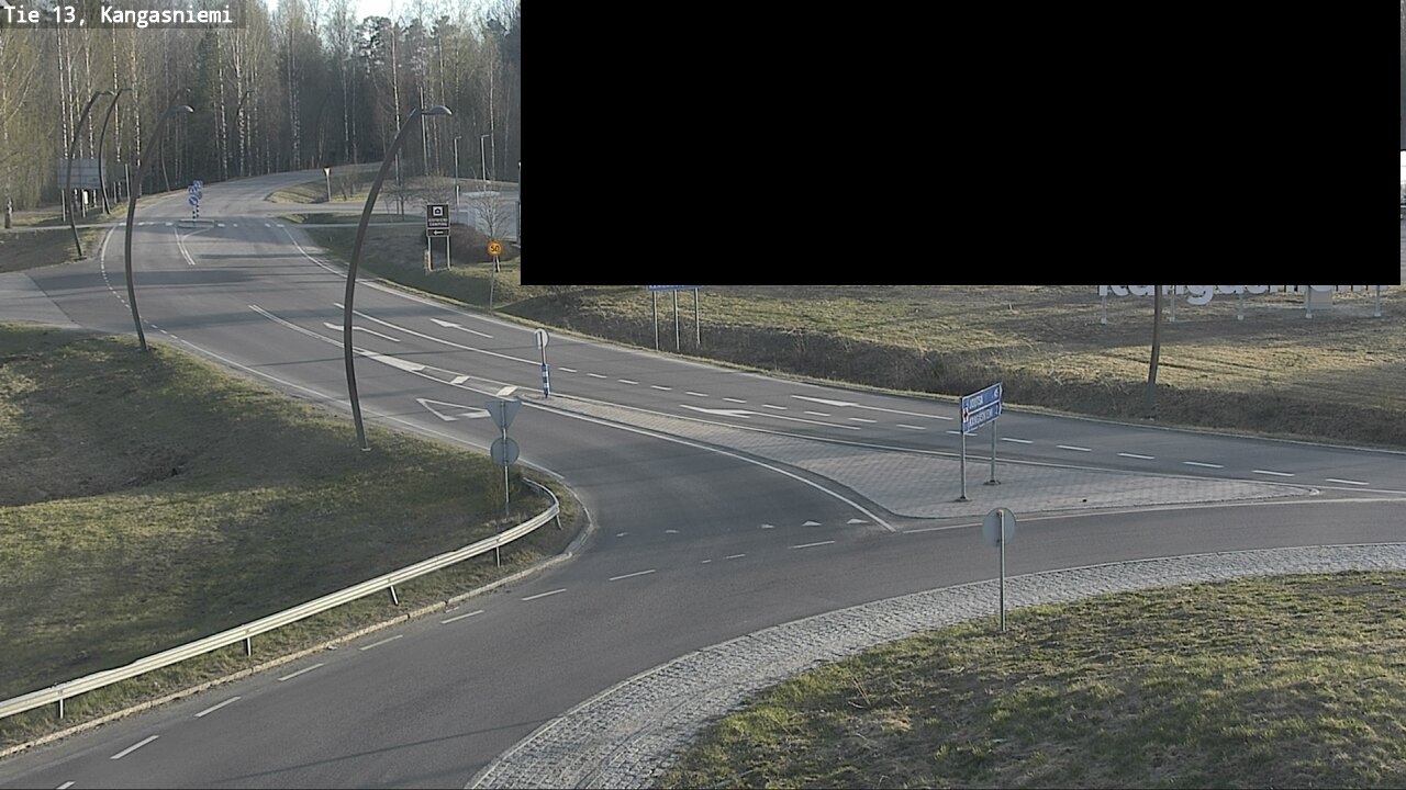 Weather Camera Image Väg 13 Kangasniemi, Kangasniemi, Etelä-Savo