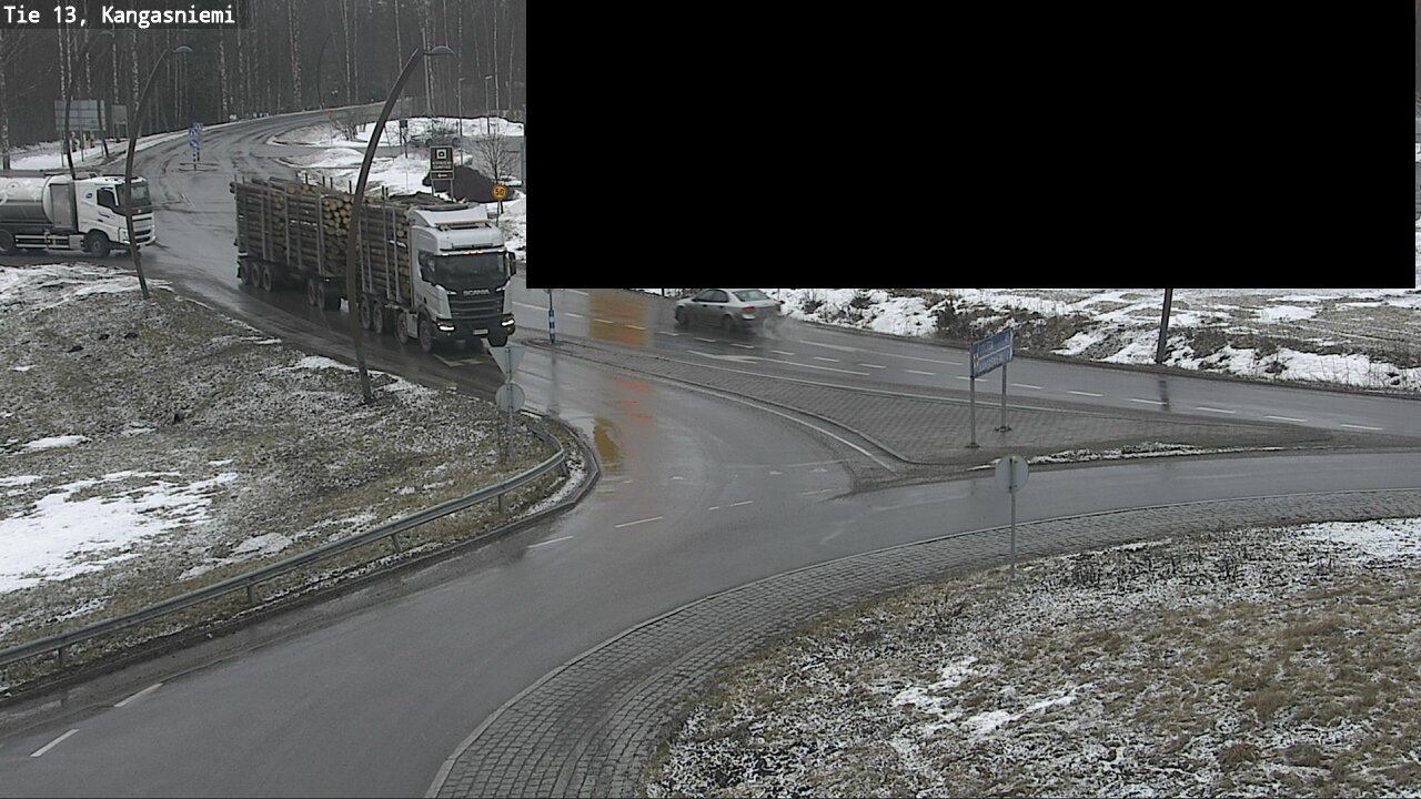 Weather Camera Image Väg 13 Kangasniemi, Kangasniemi, Etelä-Savo
