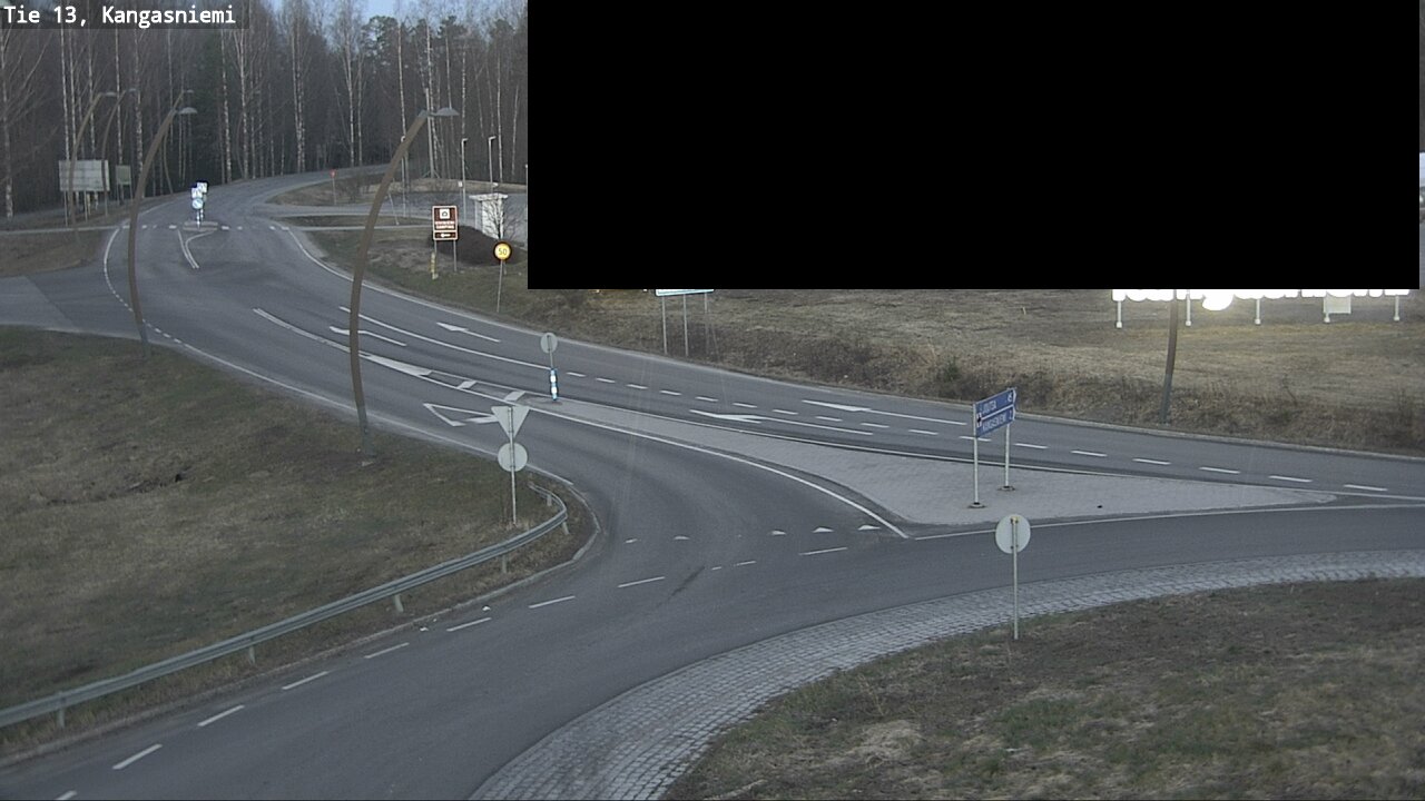 Weather Camera Image Väg 13 Kangasniemi, Kangasniemi, Etelä-Savo