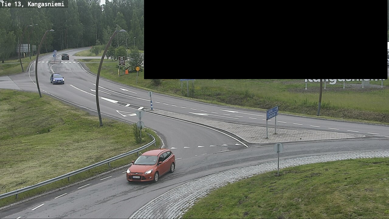 Weather Camera Image Väg 13 Kangasniemi, Kangasniemi, Etelä-Savo