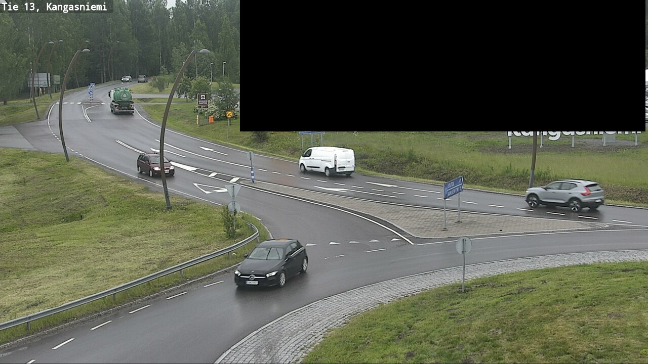 Weather Camera Image Väg 13 Kangasniemi, Kangasniemi, Etelä-Savo