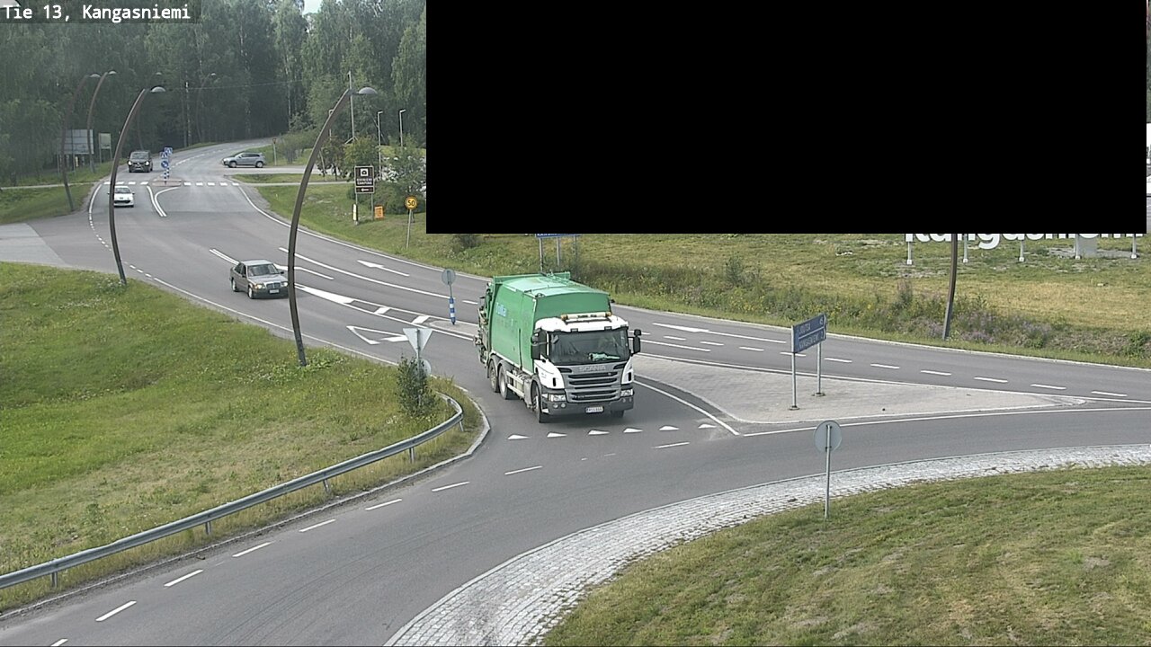 Weather Camera Image Väg 13 Kangasniemi, Kangasniemi, Etelä-Savo