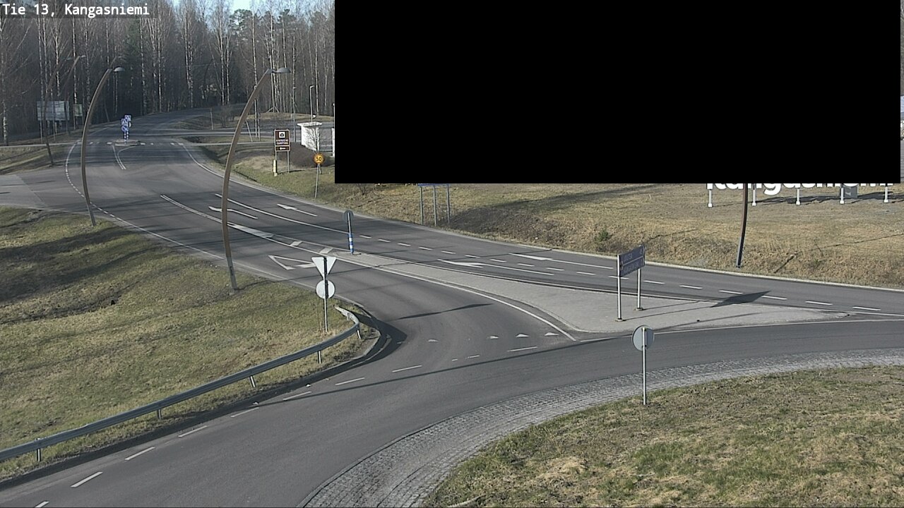 Weather Camera Image Väg 13 Kangasniemi, Kangasniemi, Etelä-Savo