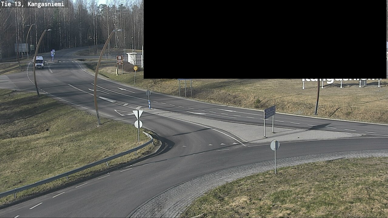 Weather Camera Image Väg 13 Kangasniemi, Kangasniemi, Etelä-Savo