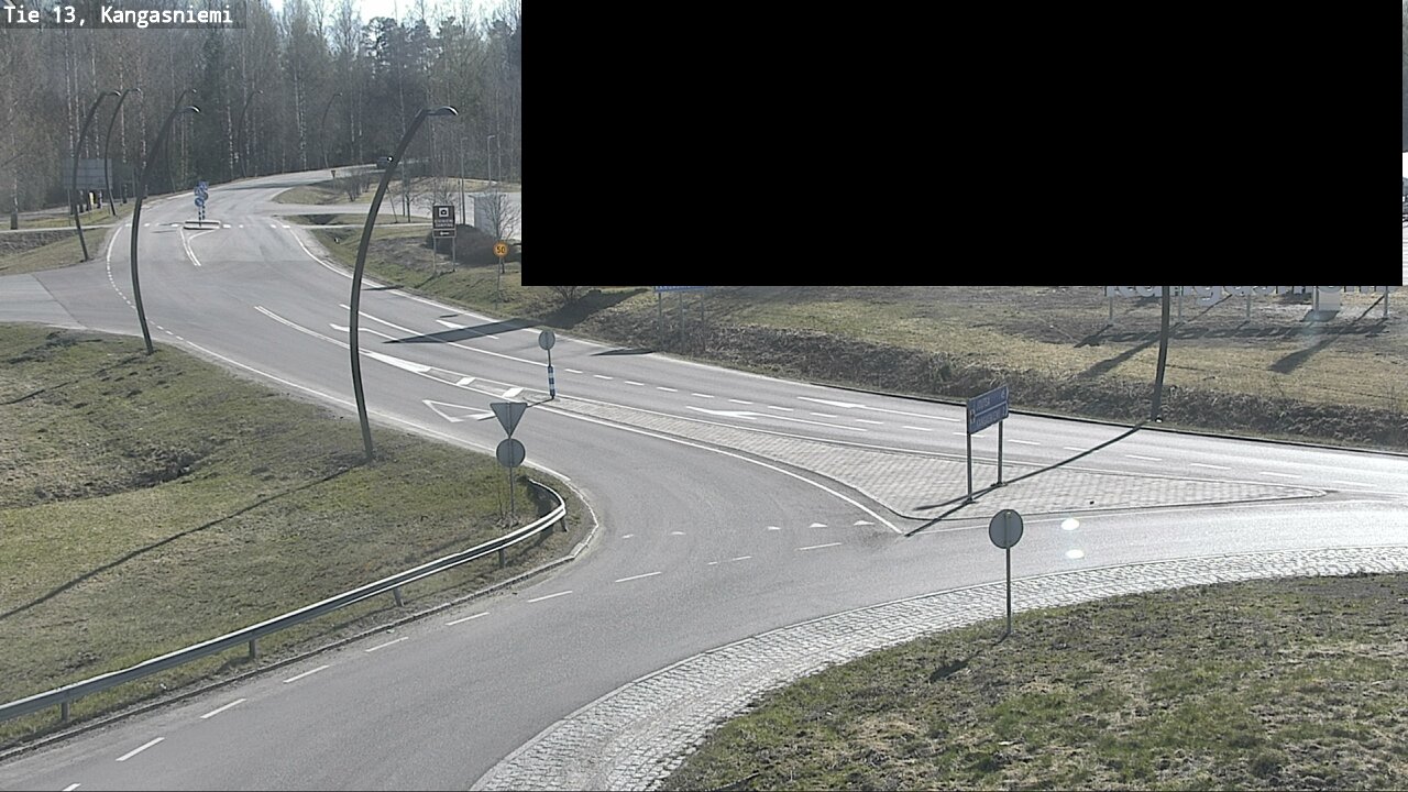 Weather Camera Image Väg 13 Kangasniemi, Kangasniemi, Etelä-Savo