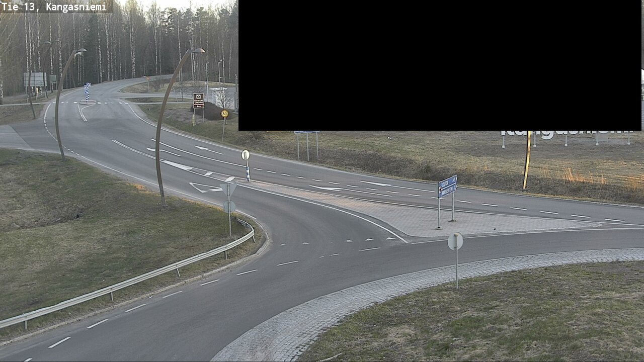 Weather Camera Image Väg 13 Kangasniemi, Kangasniemi, Etelä-Savo