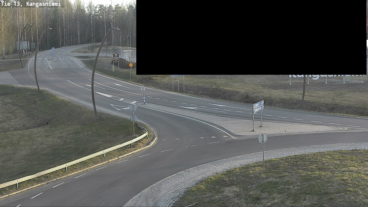 Weather Camera Image Väg 13 Kangasniemi, Kangasniemi, Etelä-Savo
