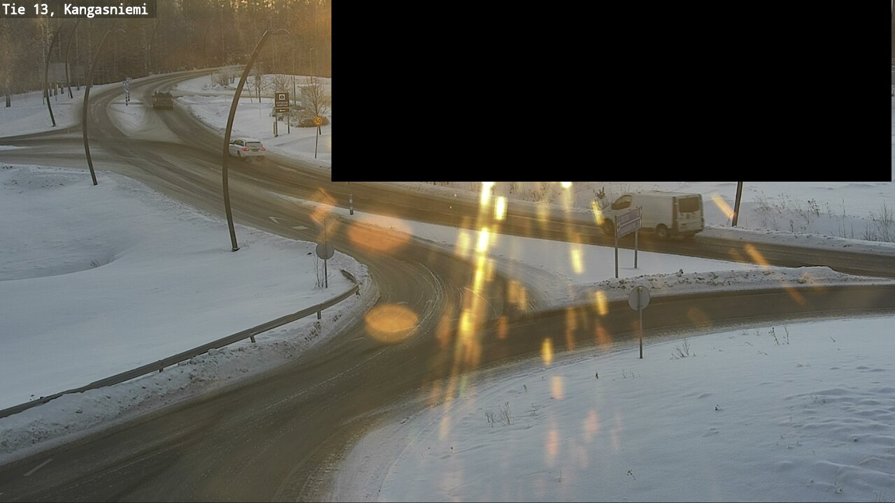 Weather Camera Image Väg 13 Kangasniemi, Kangasniemi, Etelä-Savo