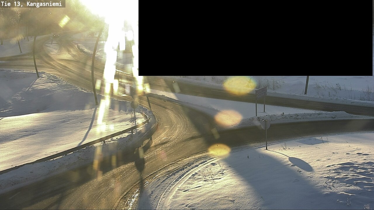 Weather Camera Image Väg 13 Kangasniemi, Kangasniemi, Etelä-Savo