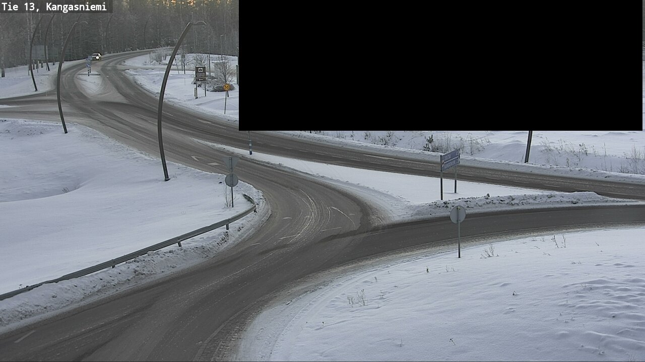 Weather Camera Image Väg 13 Kangasniemi, Kangasniemi, Etelä-Savo