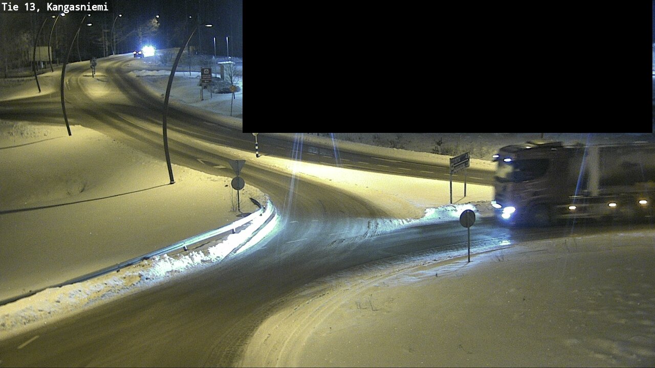 Weather Camera Image Väg 13 Kangasniemi, Kangasniemi, Etelä-Savo