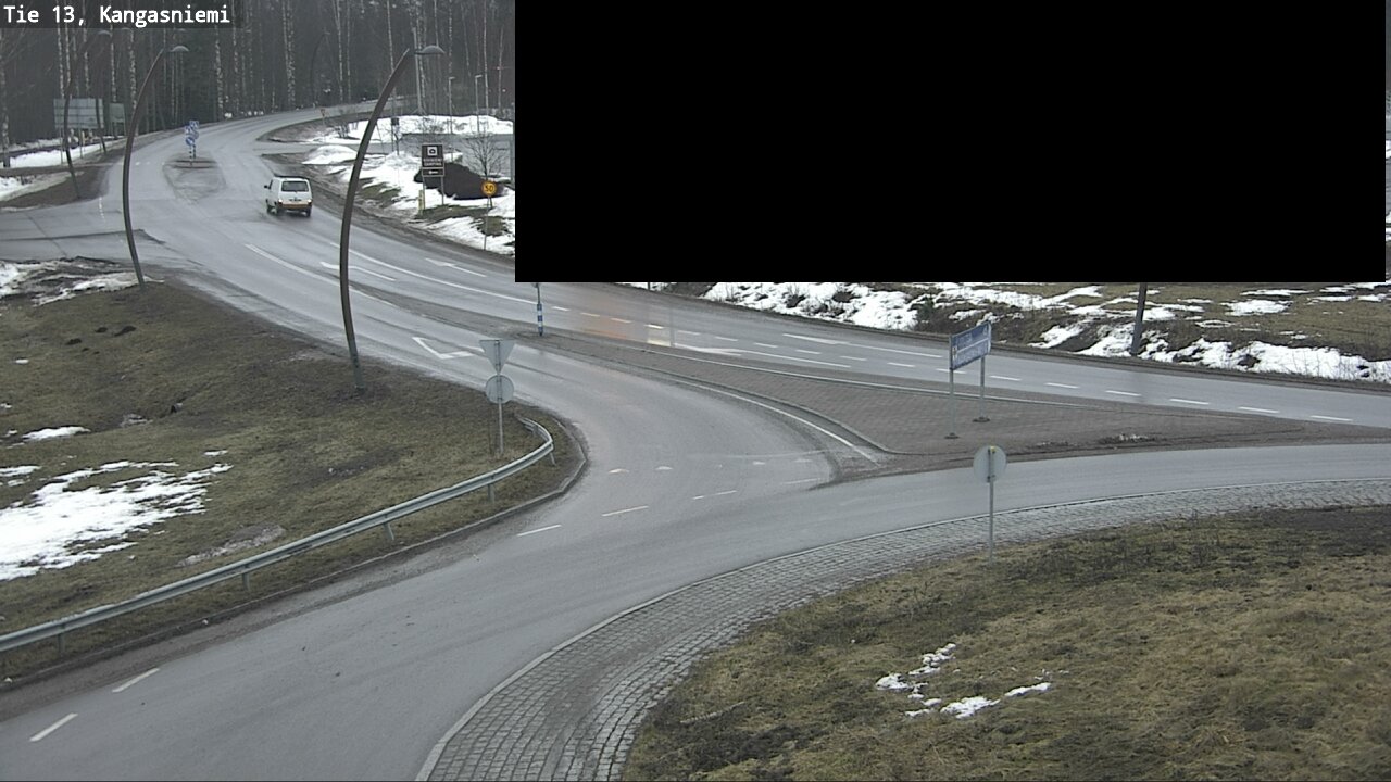 Weather Camera Image Väg 13 Kangasniemi, Kangasniemi, Etelä-Savo
