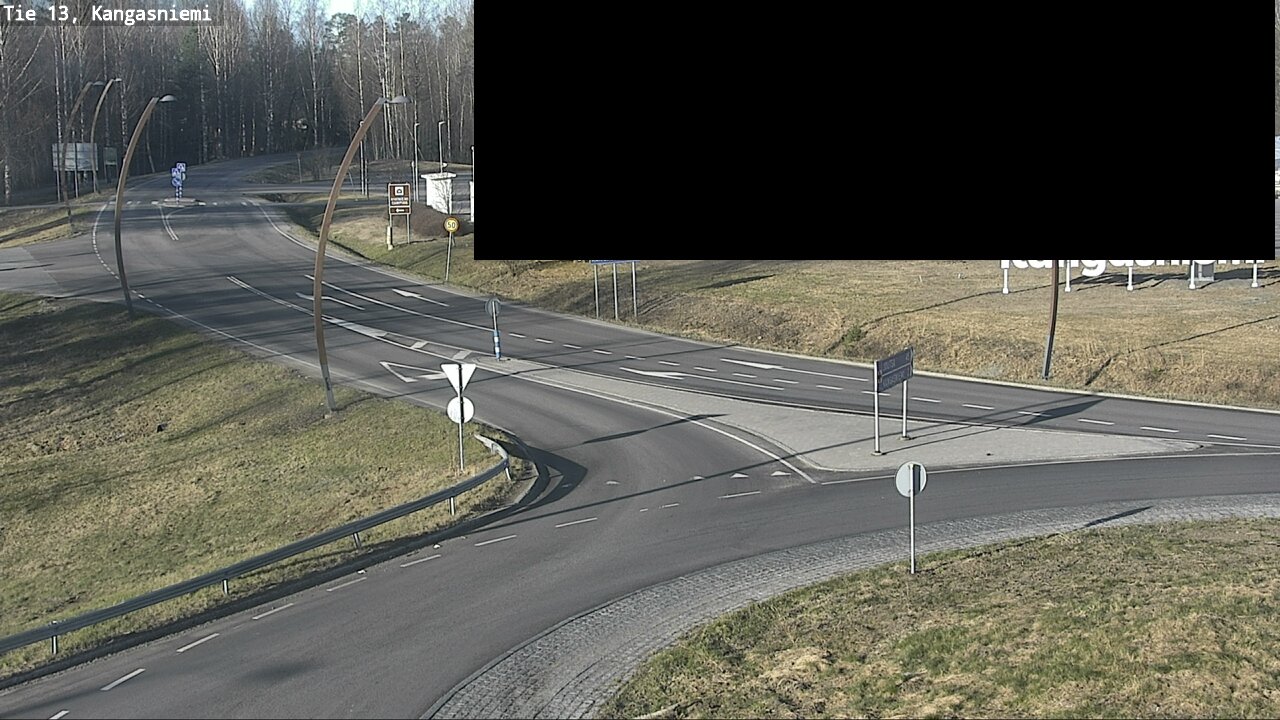 Weather Camera Image Väg 13 Kangasniemi, Kangasniemi, Etelä-Savo