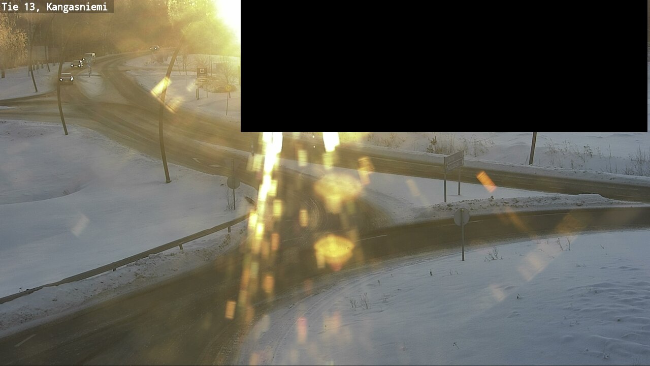 Weather Camera Image Väg 13 Kangasniemi, Kangasniemi, Etelä-Savo