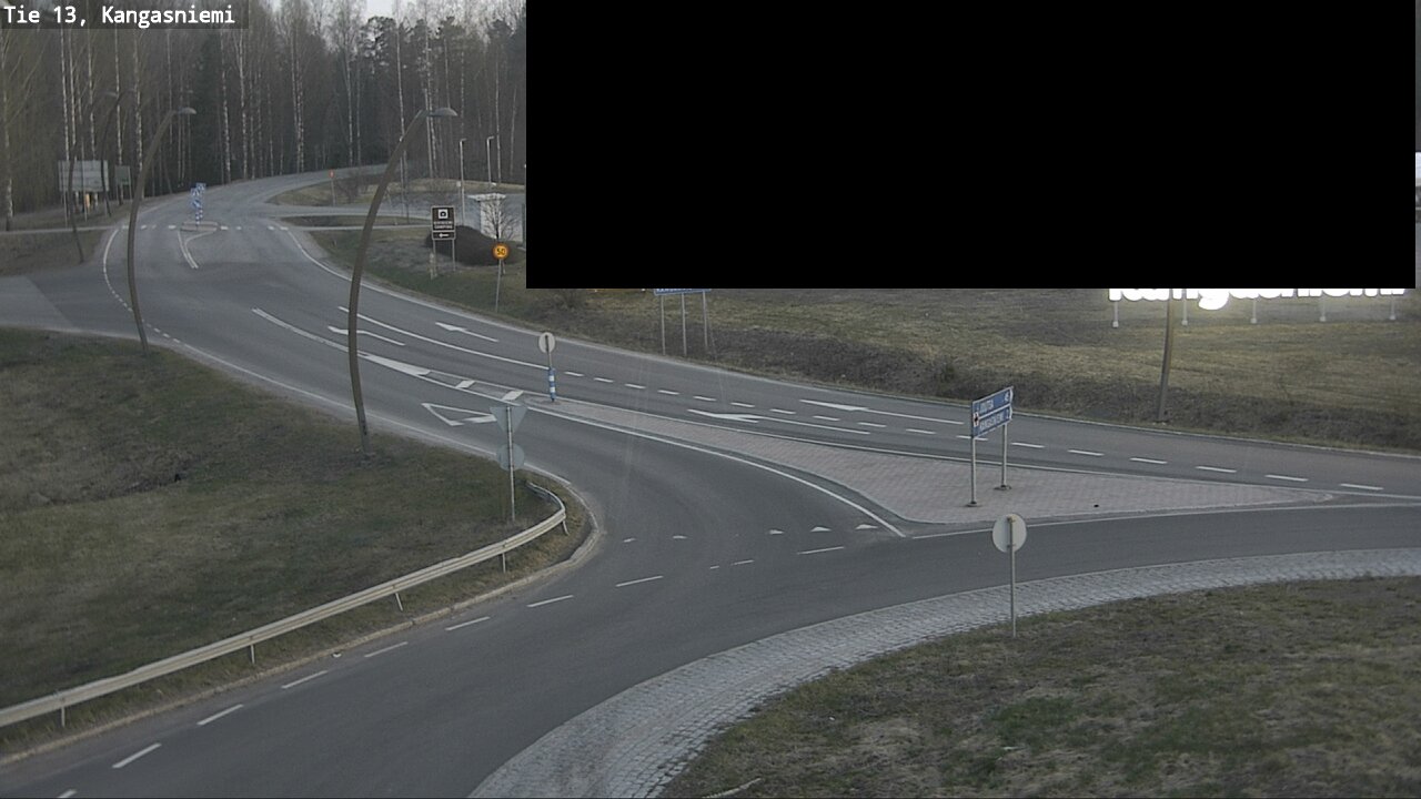 Weather Camera Image Väg 13 Kangasniemi, Kangasniemi, Etelä-Savo