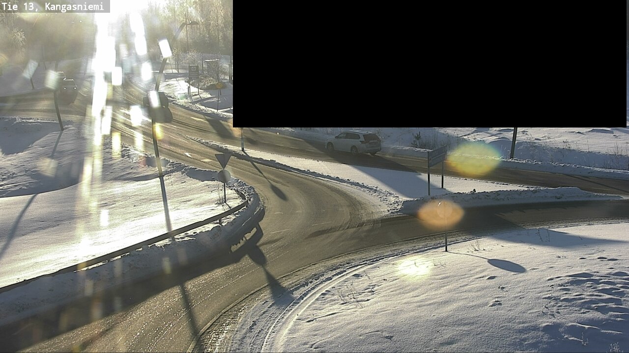 Weather Camera Image Väg 13 Kangasniemi, Kangasniemi, Etelä-Savo