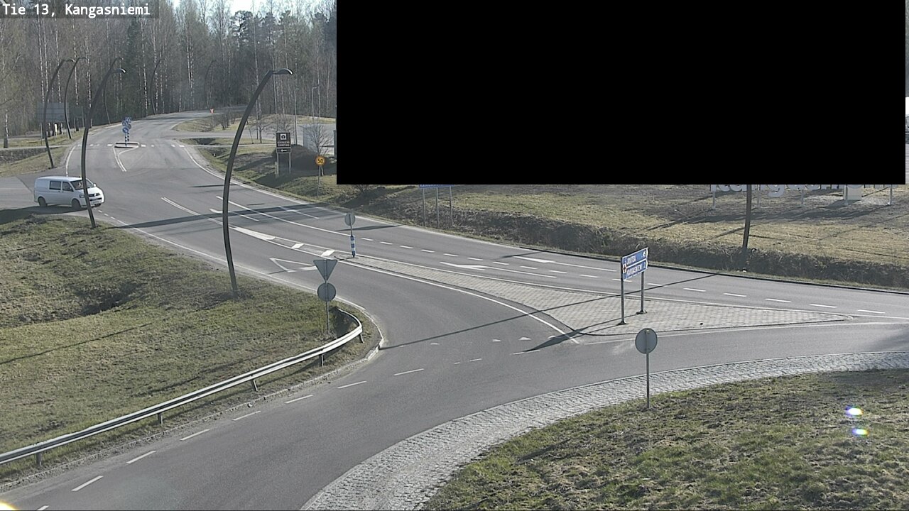 Weather Camera Image Väg 13 Kangasniemi, Kangasniemi, Etelä-Savo