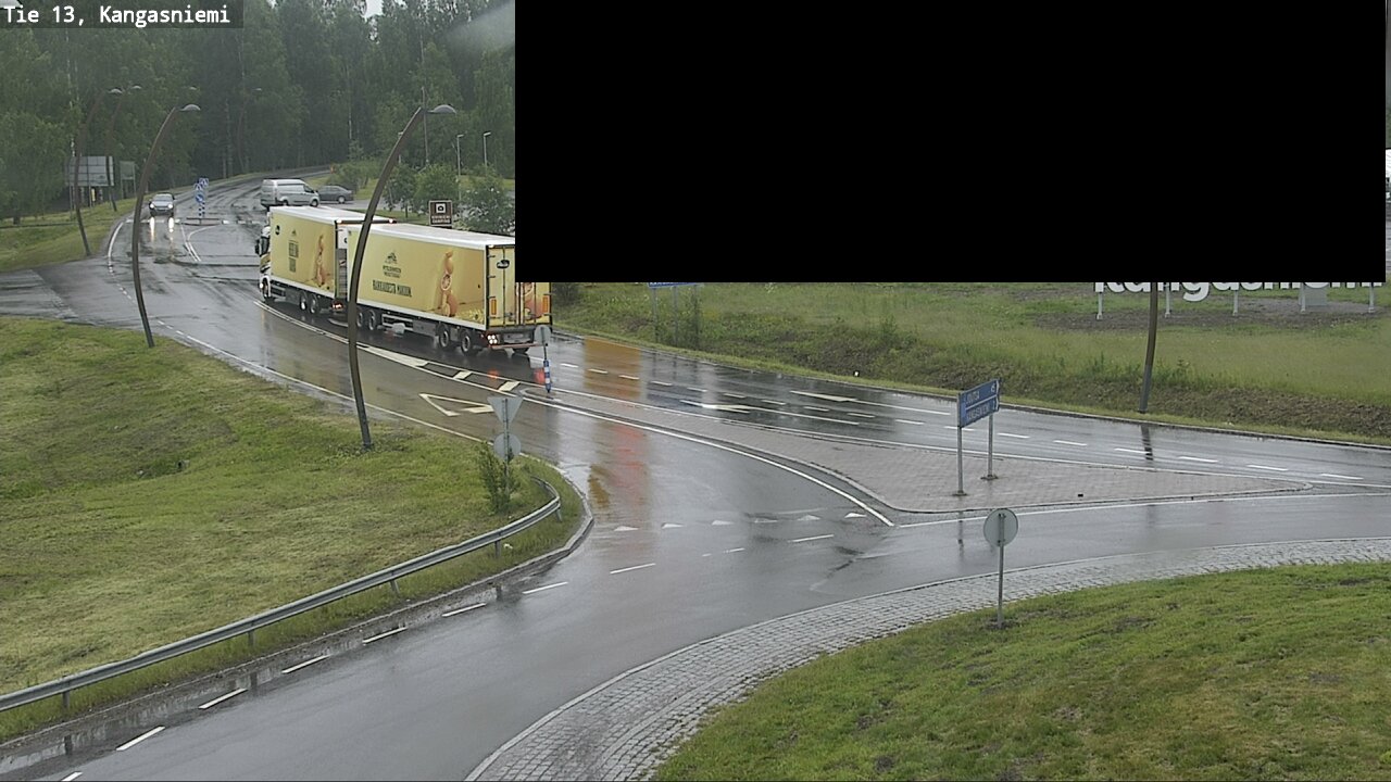 Weather Camera Image Väg 13 Kangasniemi, Kangasniemi, Etelä-Savo