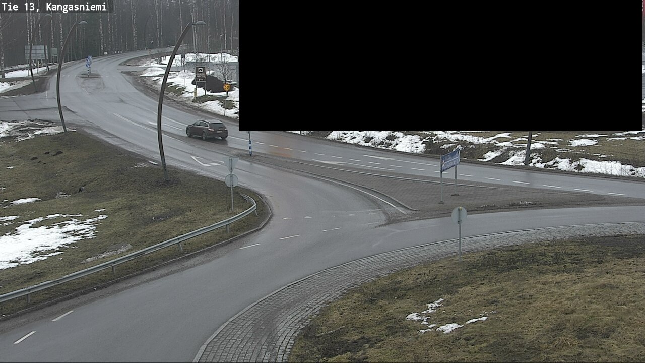 Weather Camera Image Väg 13 Kangasniemi, Kangasniemi, Etelä-Savo