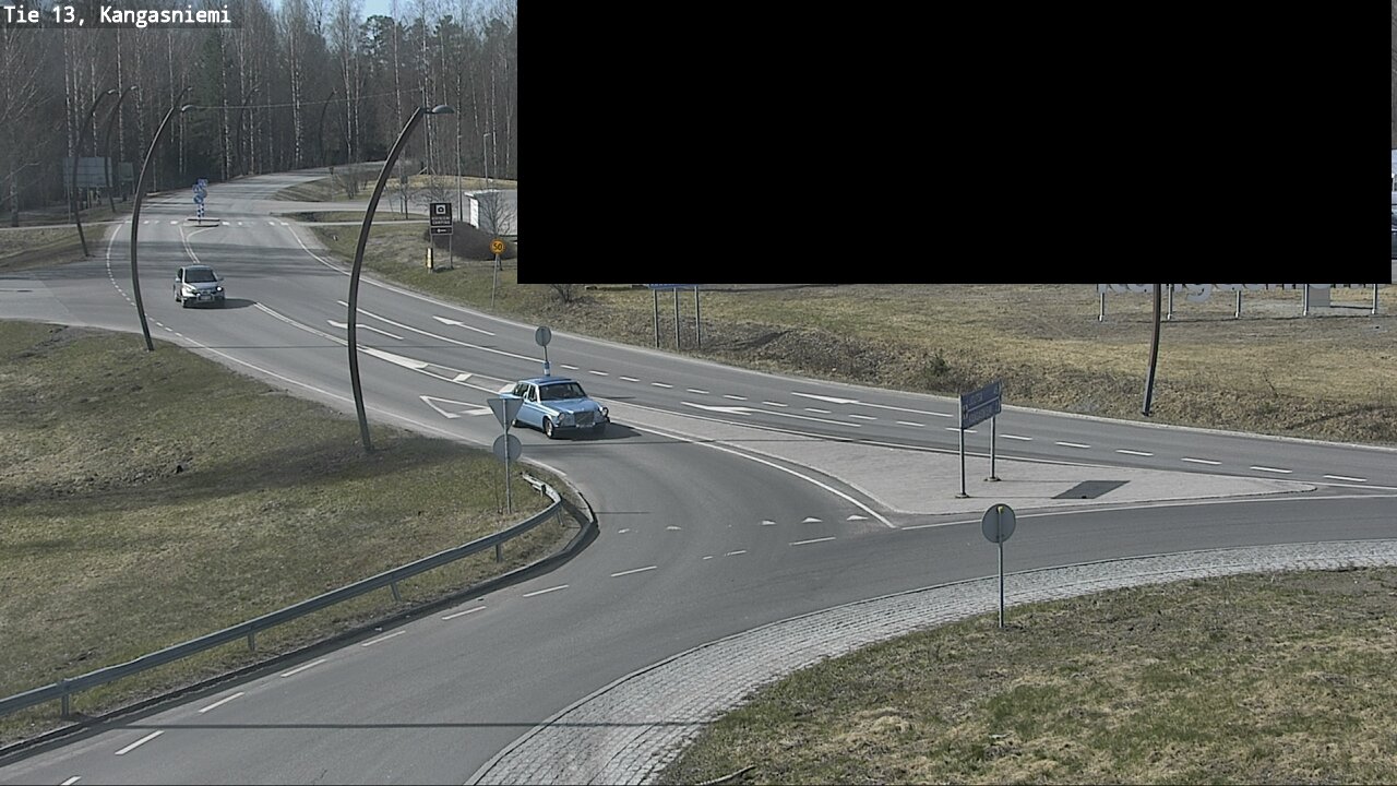 Weather Camera Image Väg 13 Kangasniemi, Kangasniemi, Etelä-Savo